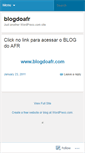 Mobile Screenshot of blogdoafr.wordpress.com