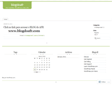 Tablet Screenshot of blogdoafr.wordpress.com