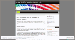 Desktop Screenshot of lostinsilence.wordpress.com