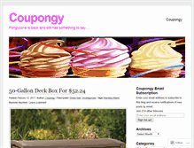 Tablet Screenshot of coupongy.wordpress.com