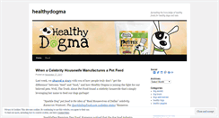 Desktop Screenshot of healthydogma.wordpress.com
