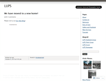 Tablet Screenshot of lups.wordpress.com