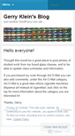 Mobile Screenshot of gerryklein.wordpress.com