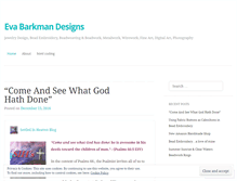 Tablet Screenshot of evabarkman.wordpress.com