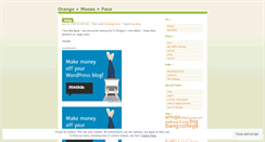Desktop Screenshot of orangemoose35.wordpress.com