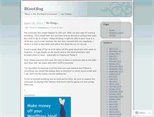 Tablet Screenshot of bootlog.wordpress.com