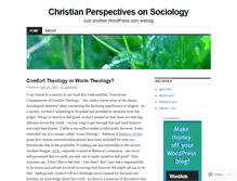 Tablet Screenshot of cedarvillesoc.wordpress.com