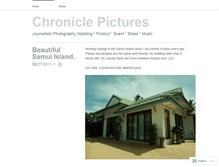 Tablet Screenshot of chroniclepictures.wordpress.com