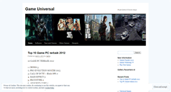 Desktop Screenshot of gameuniversal.wordpress.com