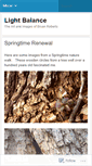 Mobile Screenshot of lightbalance.wordpress.com