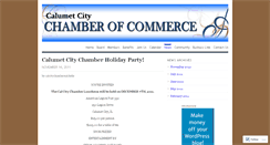 Desktop Screenshot of calcitychamber.wordpress.com