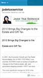 Mobile Screenshot of jadetaxservice.wordpress.com