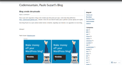 Desktop Screenshot of codemountain.wordpress.com