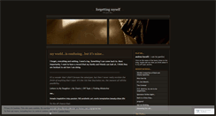 Desktop Screenshot of forgettingmyself.wordpress.com