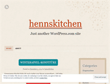 Tablet Screenshot of hennskitchen.wordpress.com