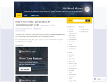 Tablet Screenshot of 366weirdmovies.wordpress.com