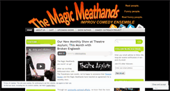 Desktop Screenshot of magicmeathands.wordpress.com