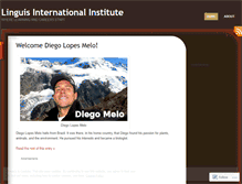 Tablet Screenshot of linguisinternational.wordpress.com