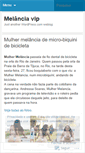 Mobile Screenshot of melanciavip.wordpress.com