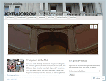 Tablet Screenshot of joyfulsorrow.wordpress.com