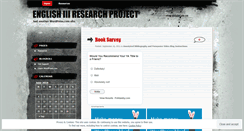 Desktop Screenshot of englishiiiproject.wordpress.com