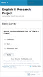 Mobile Screenshot of englishiiiproject.wordpress.com