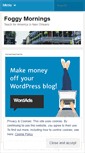 Mobile Screenshot of foggymornings.wordpress.com