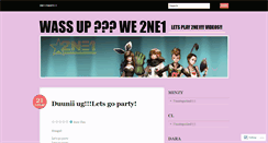 Desktop Screenshot of 2ne1blackjacks.wordpress.com