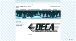 Desktop Screenshot of deca2010.wordpress.com