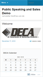 Mobile Screenshot of deca2010.wordpress.com