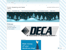 Tablet Screenshot of deca2010.wordpress.com