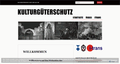 Desktop Screenshot of kulturgueterschutz.wordpress.com