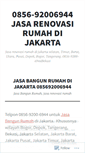 Mobile Screenshot of jasarenovasirumahdijakarta.wordpress.com