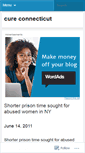 Mobile Screenshot of cureconnecticut.wordpress.com
