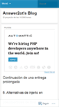 Mobile Screenshot of answer2ot.wordpress.com