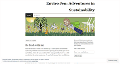 Desktop Screenshot of envirojen.wordpress.com