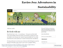 Tablet Screenshot of envirojen.wordpress.com