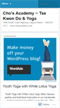 Mobile Screenshot of chosacademy.wordpress.com