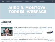 Tablet Screenshot of jrmontoya.wordpress.com