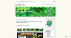 Desktop Screenshot of buenaforma.wordpress.com