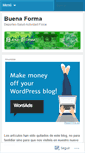 Mobile Screenshot of buenaforma.wordpress.com