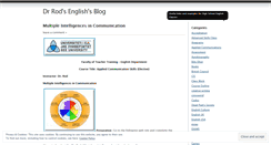 Desktop Screenshot of drrodsenglish.wordpress.com