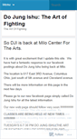 Mobile Screenshot of dojungishu.wordpress.com