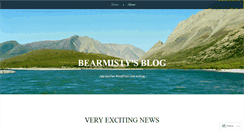 Desktop Screenshot of bearmisty.wordpress.com