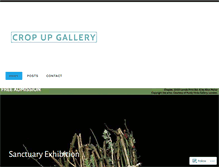 Tablet Screenshot of cropupgallery.wordpress.com