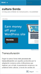 Mobile Screenshot of culturasorda.wordpress.com