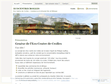 Tablet Screenshot of ecocentrecrolles.wordpress.com