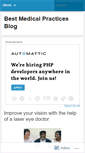 Mobile Screenshot of bestmedicalpractices.wordpress.com