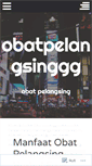 Mobile Screenshot of obatpelangsinggg.wordpress.com