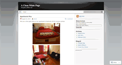 Desktop Screenshot of cleanwhitepage.wordpress.com